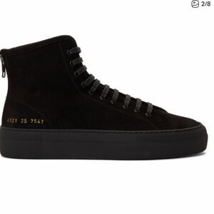 Common Projects Black High-Top Sneakers